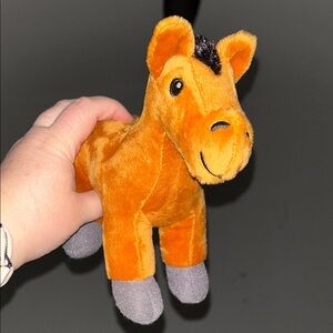 Melissa & Doug Vibrant Orange Stuffed Horse